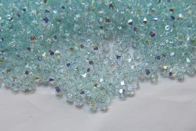 3mm Light Azore Aurore Boreale Swarovski Bicone beads rainbow 36/72/144/432/720 Pieces rainbow beads, jewelry making, couture embellishments