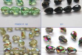 5500 10.5X7 MM Swarovski Pear Beads (4 COLOURS) 2/12/36 Pieces, fancy beads decorations, wedding embellishments, jewelry making