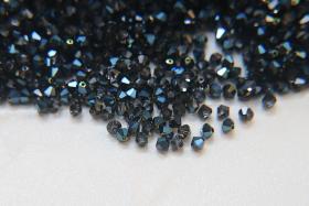 Crystal Metallic Blue 1X (4mm) Swarovski Bicone beads 36/72/144/432/720Pieces craft supplies, love beads, vintage findings