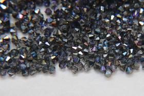 Crystal Heliotrope (4mm) Swarovski Bicone beads 36/72/144/432/720Pieces craft supplies, love beads, vintage findings