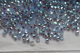 3mm Air Blue Opal Aurore Boreale Swarovski Bicone beads rainbow 36/72/144/432/720 Pieces rainbow beads, jewelry making, couture