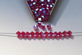 5mm Vinatge Swarovski Hyacinth Aurore Boreale 2X FC Bicones 12/36/72/144/432/720 Pieces rainbow beads, jewelry making, couture embellishment