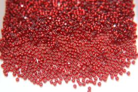 11/0 True cuts Charlotte Beads Red Antique Gold Lined 10/20/50/250/500 Grams PREMIUM SEED BEADS, Native Supply