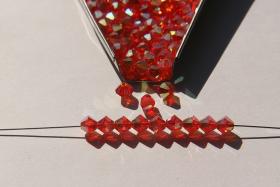 5mm Vinatge Swarovski SUN Aurore Boreale 2X FC Bicones 12/36/72/144/432/720 Pieces rainbow beads, jewelry making, couture embellishments