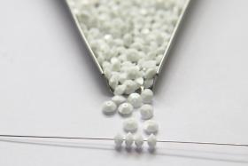 5x3mm Crystal Swarovski 5305 Flat Bicone Beads Chalk White (279) 36/72/144/432/720 Pieces vintage premium beads, wedding embellishments