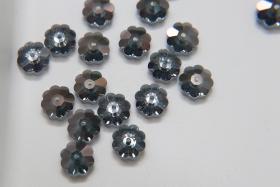 Preciosa Crystal Valentinite Loch Flowers (Marguerite Lochrose, Margarita Flower), Flower Beads 2/6/12/36 pieces Vintage findings