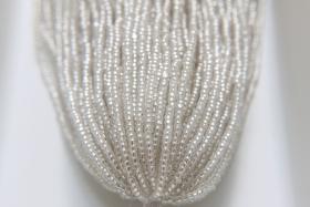 11/0 Hanks Charlotte Cut Beads Matt Crystal Silver Lined 1/5/25/50/100 Hanks PREMIUM SEED BEADS, Native Supplies