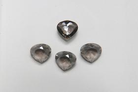 4370 Swarovski vintage Crystal Satin 11x10mm Pear Fancy Stone Premier Crystal 2 Pieces fancy stones, jewelry making, craft supply