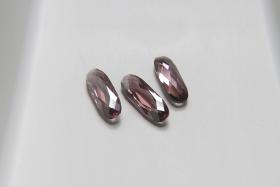 Vintage Swarovski 4161 Long Classical Oval 21x7mm Light Rose Satin unfoiled (2 Pieces) gemstones, jewlery making, color zirconium