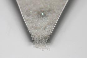 15/0 Charlotte Cut Beads in Patina White Opal Aurore Boreale 5/10/20/50/250/500 Grams native craft supplies, jewelry making, embroidery