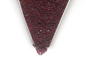 11/0 Charlotte Cut Beads Matt Siam Silver Lined 10/20/50/250/500 Grams embroidery materials, jewelry making, native beads