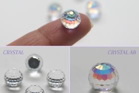 10mm Swarovski 4869 Disco Ball Fancy Stone Vintage Austrian lead crystal rhinestones 2/6/12/36 Pieces