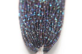 11/0 Hanks Charlotte Cut Beads Patina Transparent Smoked Topaz Aurore Boreale 1/5/25/50/100 Hanks PREMIUM SEED BEADS, Native Supplies
