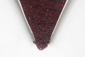 13/0 Charlotte Cut Beads Matt Siam Silver Lined 5/10/20/50/250/500 Grams embroidery materials, jewelry making, Native beads