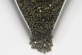 11/0 Charlotte Cut Beads Metallic Khaki 10/20/50/250/500 Grams 2.0mm Premium Seed Beads, Native supply