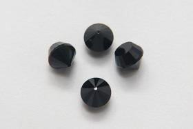 8mm Swarovski Crystal Jet Roulette 4866 StoneVintage Austrian lead crystal rhinestones 6/12/36/72 Pieces