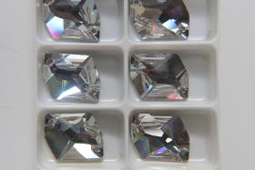 Swarovski 3265 Cosmic Crystal Sew-On Bead 26 x 21 mm, embroidery, jewelry parts 2/6/12/24 pieces bridal decorations, embroidery material