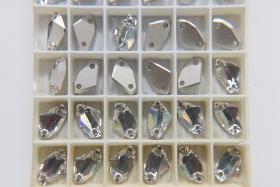 Swarovski 14x8.5 mm Sew On Crystals Galactic (3256) Crystal, embroidery, jewelry parts 2/6/12/24 pieces bridal decorations