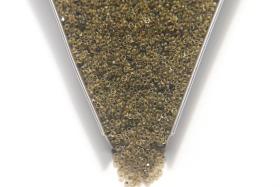 13/0 Charlotte Cut Beads Crystal Matt Khaki Lined 5/10/20/50/250/500 Grams embroidery materials, jewelry making, vintage beads