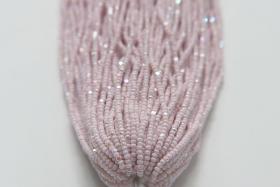 11/0 Hanks Charlotte Cut Beads Premium Patina Opaque Petal Pink Aurore Boreale 1/5/25/50/100 Hanks PREMIUM SEED BEADS, Native Supplies