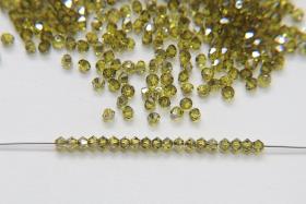 3mm Citrine Satin Swarovski Bicone beads 36/72/144/432/720 Pieces Jewelry findings, embroidery materials, jewelry making, craft supplies