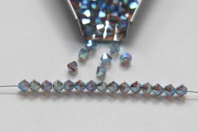 4mm Preciosa Light Colorado Topaz 2X Aurore Boreale Bicones Beads 36/72/144/432/720 Pieces PREMIUM MATERIALS,embroidery materials, jewelry