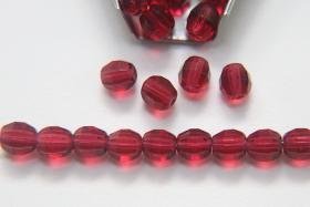 Czech Glass Beads, 6mm Ruby Firepolish, Faceted Round 12/36/72/144/288 Pieces Jewelry making beads Made in Czech Republic PREMIUM MATERIALS