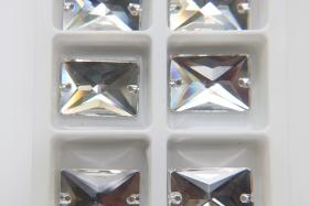 Swarovski 3250 18mm Rectangle Sew On Crystal Sew-On Bead, embroidery, jewelry parts 2/6/12/24 pieces bridal decorations, embroidery material