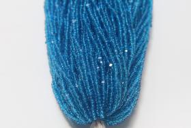 11/0 Hanks Charlotte Cut Beads 60150 Transparent Dark Aqua 1/5/25/50/100 Hanks 2.0mm glass beads, jewelry supply, findings, craft supply
