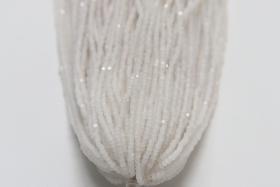 11/0 Hanks Charlotte Cut Beads Matt White Opal 1/5/25/50/100 Hanks 2.0mm glass beads, jewelry supply, findings, craft supply, vintage bead