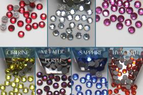 16SS Vintage Preciosa Hotfix Roses 4mm (14 Colors) Made in Czech Republic 72/288/720/1440 Pieces