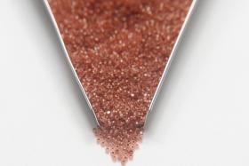 13/0 Charlotte Cut Beads Matt Crystal Rose Gold Lined 5/10/20/50/250/500 Grams embroidery materials, jewelry making, Native vintage beads