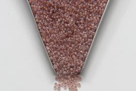 11/0 Charlotte Cut Beads White Opal Rose Gold Lined 10/20/50/250/500 Grams PREMIUM SEED BEADS, Native Supply