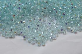 4mm Swarovski Light Azore Aurore Boreale Bicones rainbow beads 36/72/144/432/720 Pieces jewelry making, couture embellishments