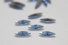 11x3mm Swarovski Light Sapphire Marquise New Vintage Pointy Back Navette 4200 crystals Jewery making stones gemstones