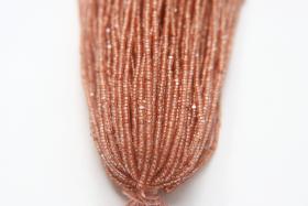 13/0 Hanks Charlotte True Cut Beads Matt Crystal Rose Gold Lined jewellery rare glass beads  jewelry supply native beads