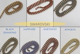 14PP Rhinestone Chain Swarovski vintage Matt 2mm Wedding Bridal Supplies Jewelry Making decorations