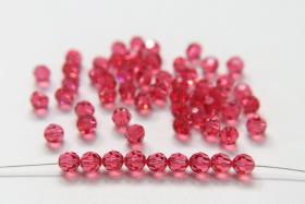6mm Swarovski Elements Article 5000 Indian Pink Faceted Round Beads jewelry making ornament