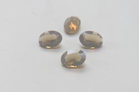 Vintage Swarovski 14x10 mm Crystal Light Grey Opal UNFOILED Oval Shape 4128/4100 Premier Crystal Rhinestones gemstones