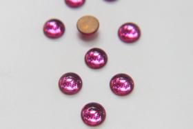 11 mm Swarovski Round Cabochon Cabs foiled Fuchsia Article # 2090/4 Vintage Flat Back 2/6/36/72/144 Pieces