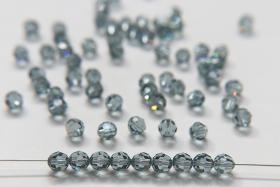 6mm Swarovski Elements Article 5000 Indian Sapphire Faceted Round Beads jewelry making ornament