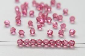 6mm Swarovski Elements Article 5000 Rose Faceted Round Beads jewelry making ornament