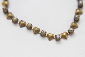 Vintage Swarovski Heart Cup Chain in Crystal (5mm) 0.5/1/2/5 Meters Wedding Bridal Supplies Jewelry Making Decoration