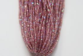 11/0 Hanks Charlotte Cut Beads Patina Neon Orchid Lined Aurore Boreale Hanks PREMIUM SEED BEADS Native Supplies