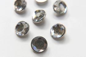 16mm Designer edition Swarovski Bezel Versace engraved Buttons Swarovski Crystal vintage articles