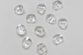 Swarovski 3016 Crystal Unfoiled 12 mm Round Button Potato chip slightly twisted Cystal sewing