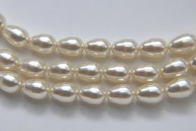 Swarovski® pear-shaped Crystal White pearl beads 5821 Teardrop pearl - 11x8mm swarovski crystal beads swarovski pearls WHOLESALE PRICES