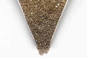 13/0 Charlotte Cut Beads Light Dorado embroidery materials jewelry making vintage beads rare finding aurum