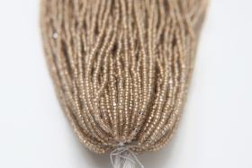 11/0 Hanks Charlotte Cut Beads Crystal Matt Bronze Lined PREMIUM SEED BEADS Native Supplies
