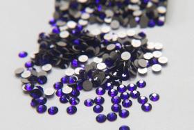 16SS Swarovski vinatge Flatbacks in Cobalt Chaton Roses 4mm Made in Austria Nail art jewelry making supply decoration